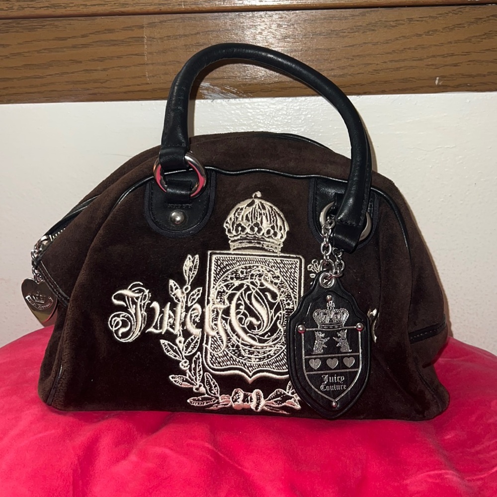 Juicy Couture velvet bag.
